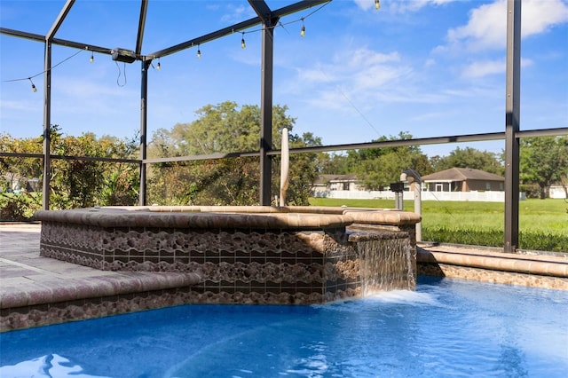 1280 Hill Flower Dr, Brooksville, FL 34604 - outdoor pool with a lanai