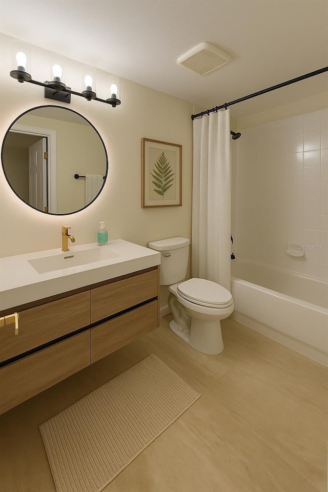 5430 Eagles Point Cir Unit 202, Sarasota, FL 34231 - full bathroom with vanity and shower / bath combo