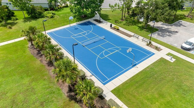 12739 Rainwashed Loop, Parrish, FL 34219 - view of sport court featuring community basketball court and a yard