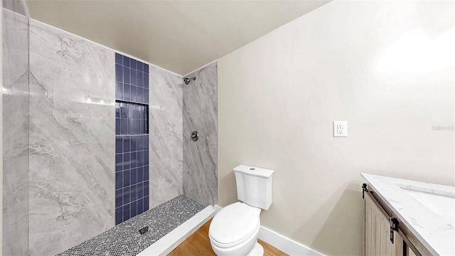 1005 45th St W, Bradenton, FL 34209 - bathroom with a tile shower and vanity