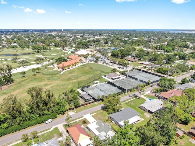1005 45th St W, Bradenton, FL 34209 - aerial view of residential area featuring a large body of water and a local golf course