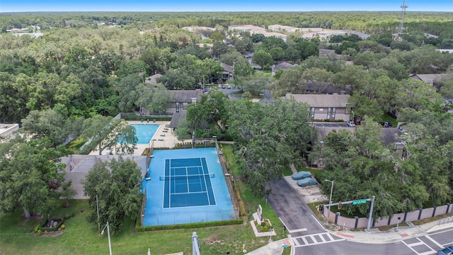 4014 Dream Oak Pl Unit 202, Tampa, FL 33613 - drone / aerial view of a forest and a pool area
