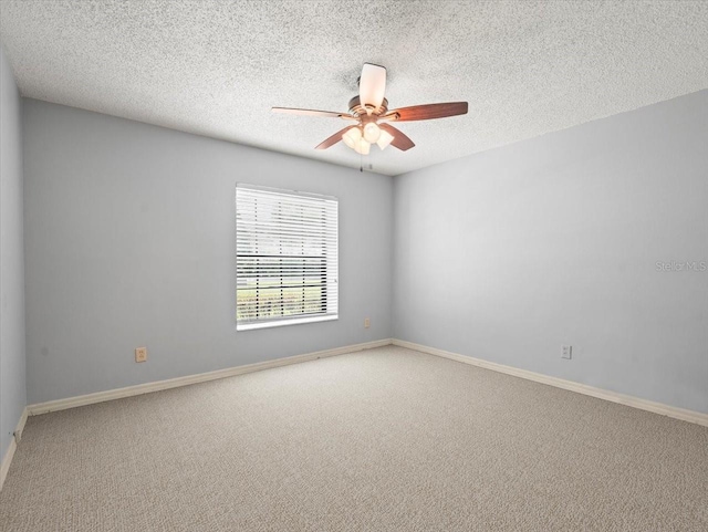 1015 Hastings Ct, Lutz, FL 33548 - carpeted empty room featuring ceiling fan and a textured ceiling