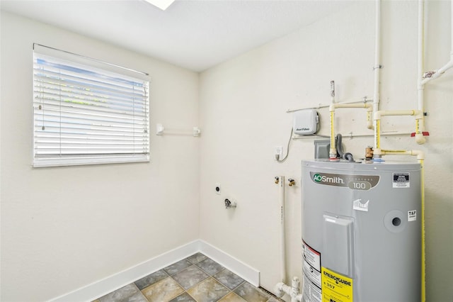 2452 Bayshore Blvd, Dunedin, FL 34698 - utility room featuring water heater