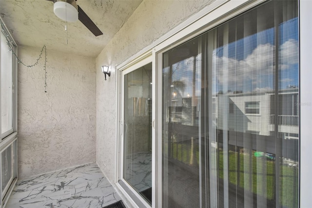 345 S Mcmullen Booth Rd Unit 142, Clearwater, FL 33759 - balcony featuring a ceiling fan