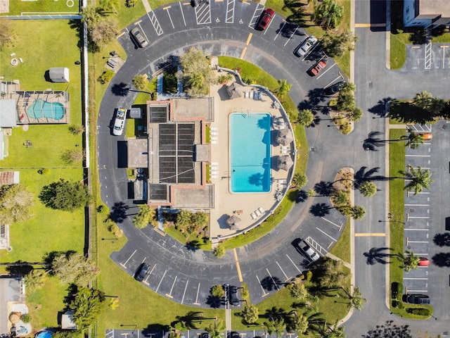 345 S Mcmullen Booth Rd Unit 142, Clearwater, FL 33759 - bird's eye view of a pool area