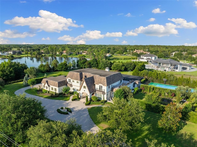 18521 Wayne Rd, Odessa, FL 33556 - drone / aerial view of a large body of water and a tree filled landscape