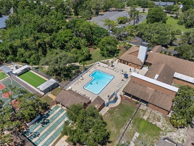 7433 Greystone Dr Unit 7433, Hudson, FL 34667 - bird's eye view of a pool