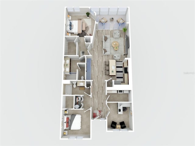 10520 Boardwalk Loop Unit 202, Bradenton, FL 34202 - view of room layout