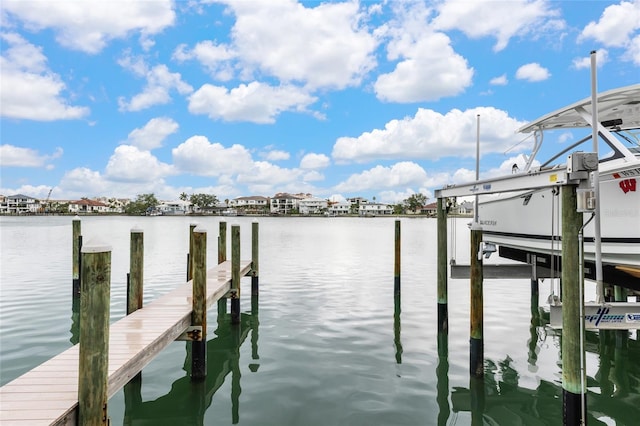 706 Bayway Blvd Unit 503, Clearwater, FL 33767 - dock area with boat lift and a water view