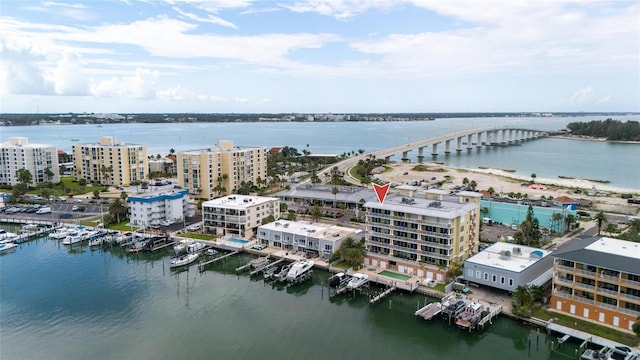 706 Bayway Blvd Unit 503, Clearwater, FL 33767 - bird's eye view of a large body of water