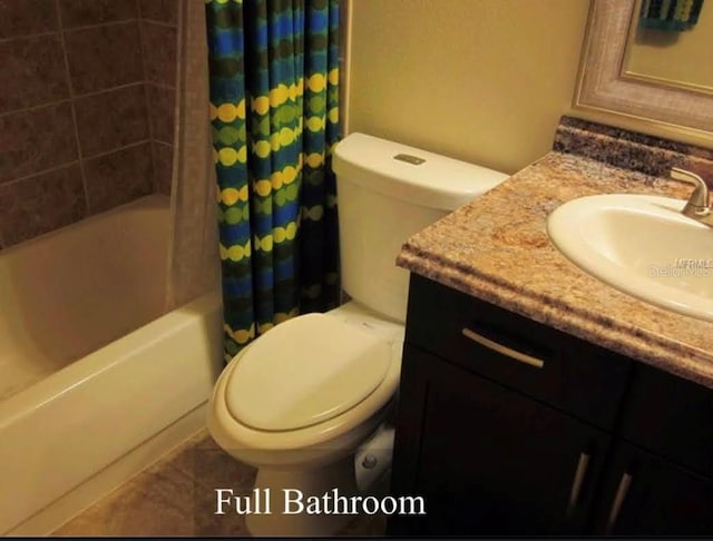 5139 Corvette Dr, Tampa, FL 33624 - full bathroom featuring vanity and shower / tub combo