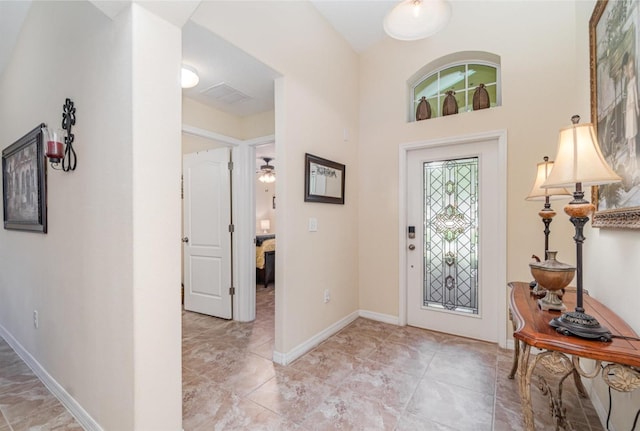 13194 Royal Pines Ave, Riverview, FL 33579 - entrance foyer with baseboards