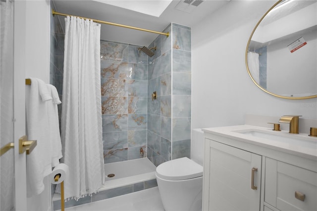 1701 Pinehurst Rd Unit 33E, Dunedin, FL 34698 - bathroom featuring vanity and a tile shower