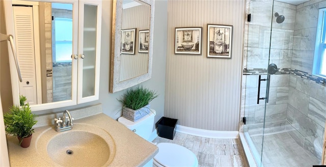 20111 County Line Rd, Lutz, FL 33558 - full bathroom with vanity and a stall shower