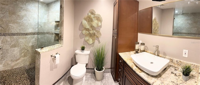 20111 County Line Rd, Lutz, FL 33558 - bathroom with walk in shower and vanity
