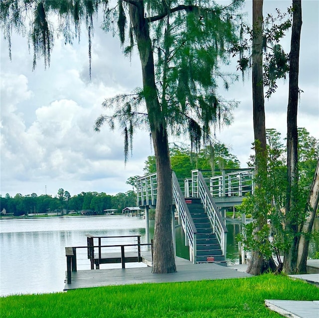 20111 County Line Rd, Lutz, FL 33558 - dock area featuring a water view