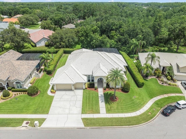 6905 Arabian Rd, Odessa, FL 33556 - view of subject property with a heavily wooded area