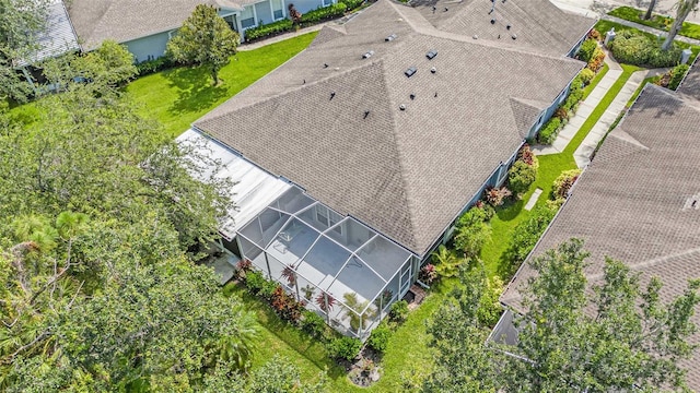 6041 Sandhill Ridge Dr, Lithia, FL 33547 - aerial view of property and surrounding area