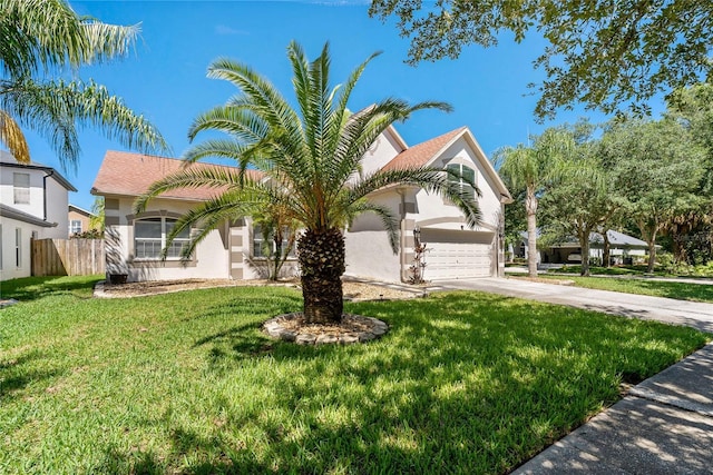 19206 Ivy Oak Way, Tampa, FL 33647 - obstructed view of property featuring stucco siding and driveway
