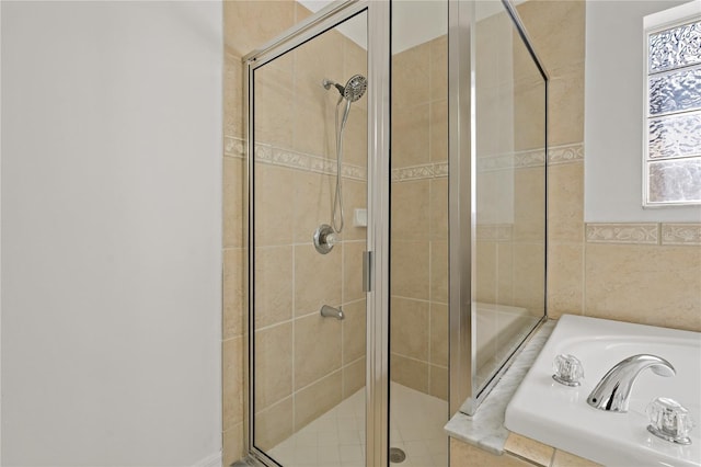 19206 Ivy Oak Way, Tampa, FL 33647 - full bath featuring a bath and a stall shower