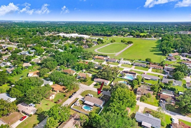 901 Strawberry Ln, Brandon, FL 33511 - aerial view of property and surrounding area with nearby suburban area