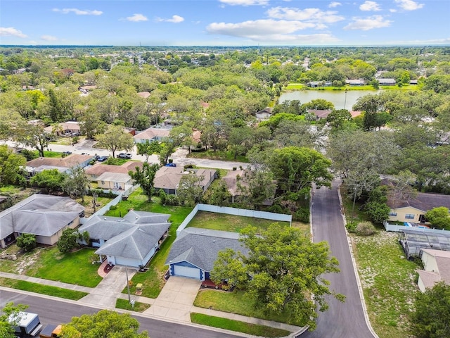 8823 Aruba Ln, Port Richey, FL 34668 - aerial perspective of suburban area featuring a large body of water