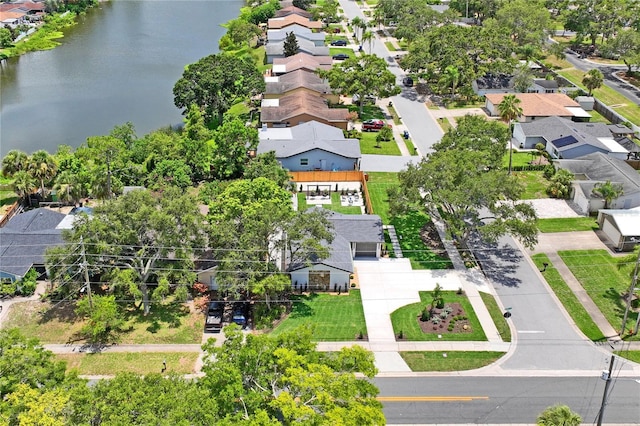 1707 Solon Ave, Dunedin, FL 34698 - aerial view of residential area featuring a large body of water