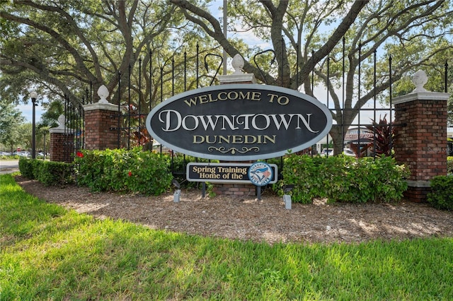 1707 Solon Ave, Dunedin, FL 34698 - view of community sign