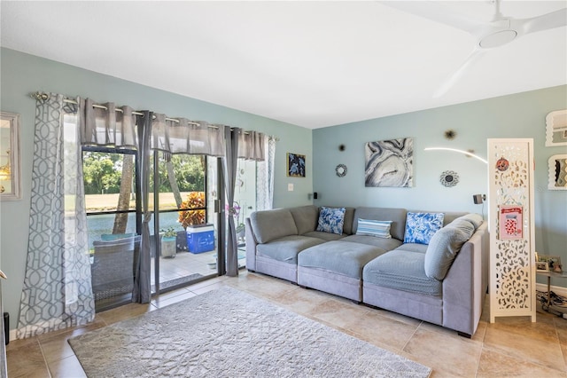 5725 Pelican Pointe Dr Unit 1, Sebastian, FL 32958 - living room with tile patterned flooring