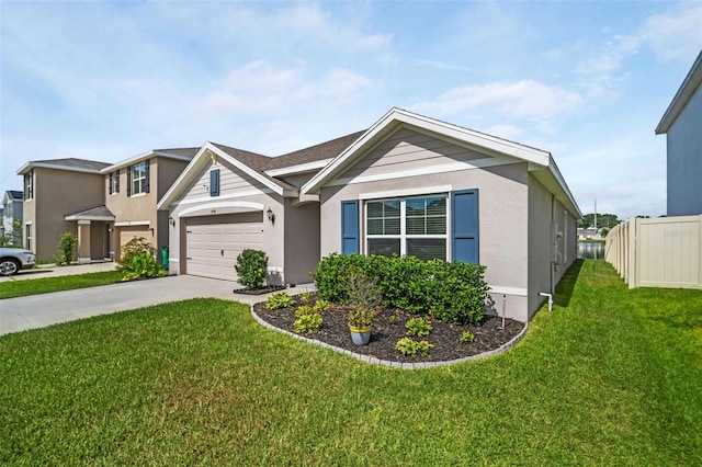 7774 Sail Clover Ln, Zephyrhills, FL 33540 - view of front of house featuring a garage, driveway, and stucco siding
