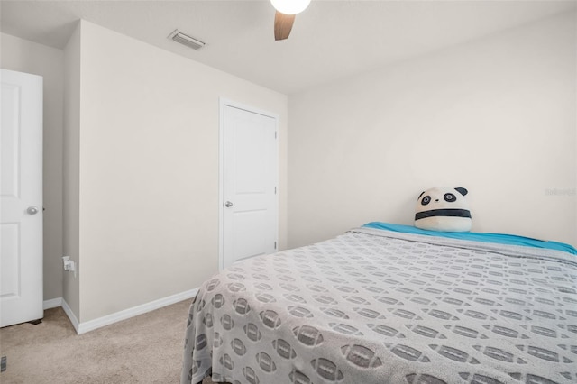 7774 Sail Clover Ln, Zephyrhills, FL 33540 - bedroom featuring carpet and ceiling fan