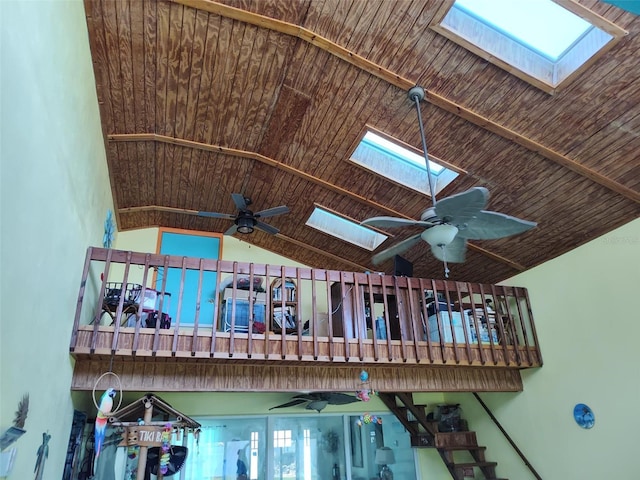 1626 Sea Breeze Dr, Tarpon Springs, FL 34689 - detailed view of a skylight and ceiling fan