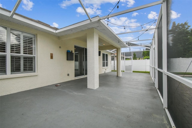 18203 Tivoli Ln, Lutz, FL 33558 - view of unfurnished sunroom