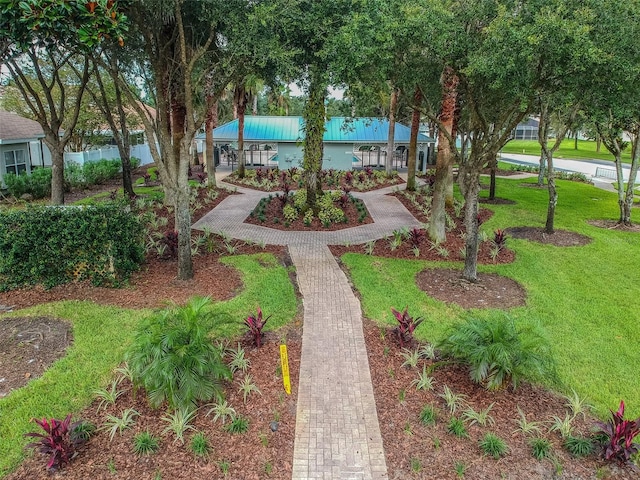 18203 Tivoli Ln, Lutz, FL 33558 - surrounding community featuring a lawn