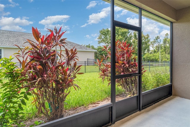 9067 39th Street Cir E, Parrish, FL 34219 - view of unfurnished sunroom