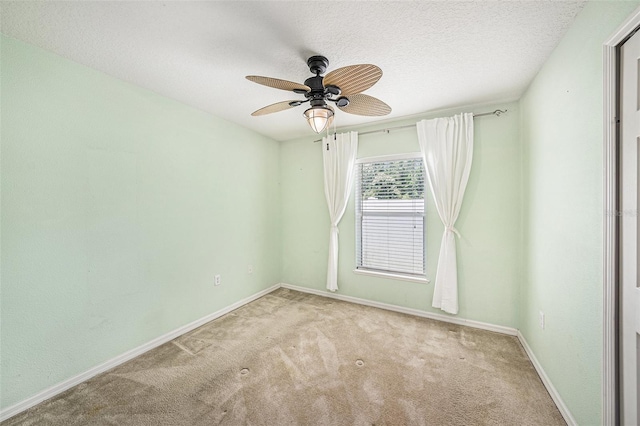 3443 Fyfield Ct, Land O Lakes, FL 34638 - carpeted empty room with a ceiling fan and a textured ceiling