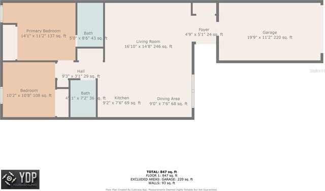 1902 Elaine Dr, Clearwater, FL 33760 - view of room layout