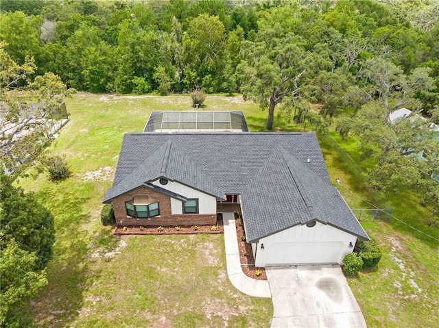 2141 Coachman Rd, Spring Hill, FL 34608 - view of subject property with a heavily wooded area
