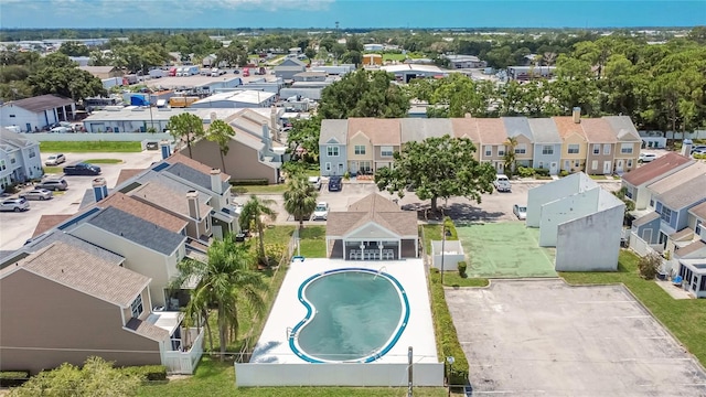 6601 121st Ave Unit I, Largo, FL 33773 - aerial perspective of suburban area featuring a pool area