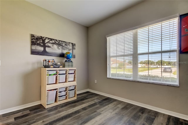 6648 Castle Green Pl, Zephyrhills, FL 33541 - unfurnished room featuring healthy amount of natural light and dark wood-type flooring