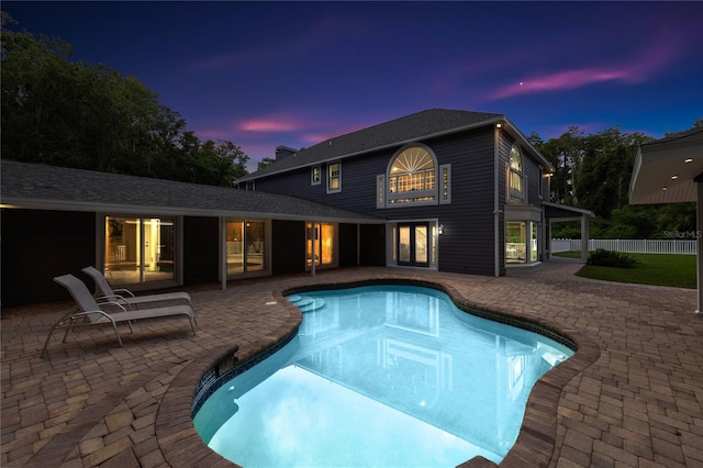 3663 Berger Rd, Lutz, FL 33548 - view of swimming pool with a patio area
