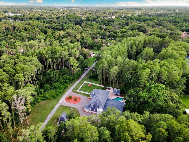 3663 Berger Rd, Lutz, FL 33548 - aerial view of a heavily wooded area