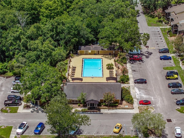 13285 Arbor Pointe Cir Unit 202, Tampa, FL 33617 - bird's eye view of a pool