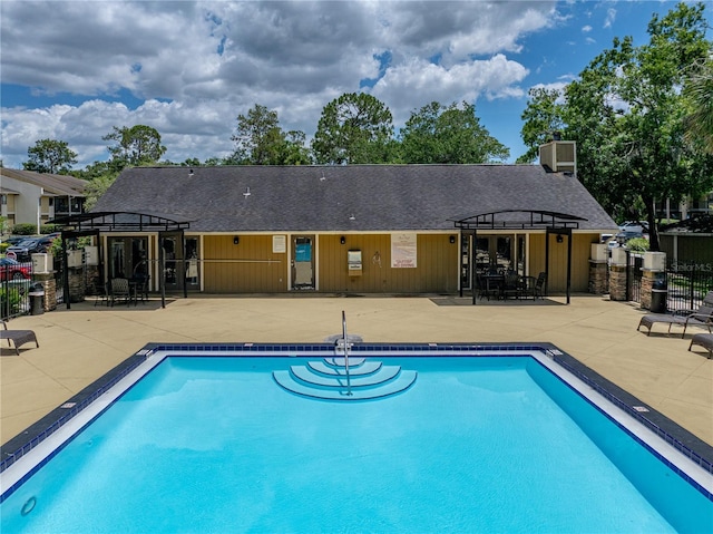 13285 Arbor Pointe Cir Unit 202, Tampa, FL 33617 - community pool with a patio area and a pergola