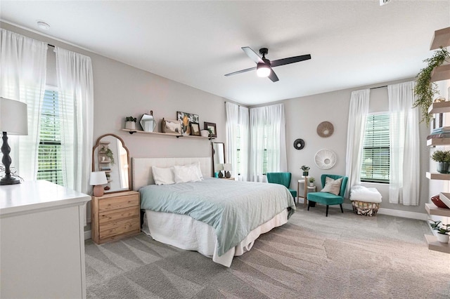 12646 Oak Hill Way, Parrish, FL 34219 - bedroom featuring light carpet and ceiling fan