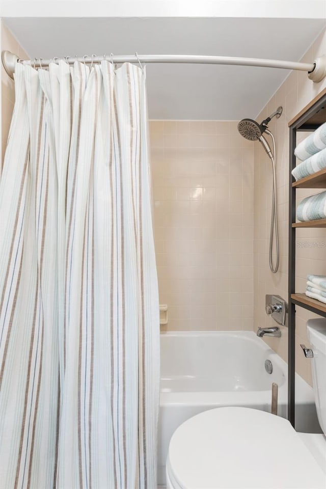 2809 W Platt St Unit 6, Tampa, FL 33609 - bathroom with toilet and shower / tub combo