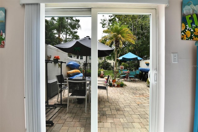 2700 Bayshore Blvd Unit 544, Dunedin, FL 34698 - view of patio featuring outdoor dining area