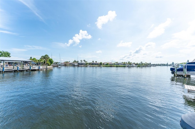 835 Symphony Isles Blvd, Apollo Beach, FL 33572 - water view featuring a dock