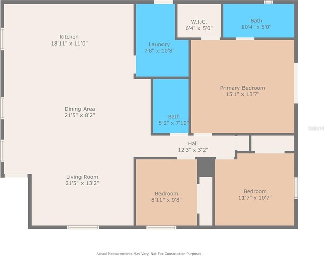 3135 W Varn Ave, Tampa, FL 33611 - view of home floor plan